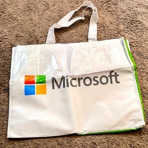 BIG plastic promotional bag from MICROSOFT LIKE NEW